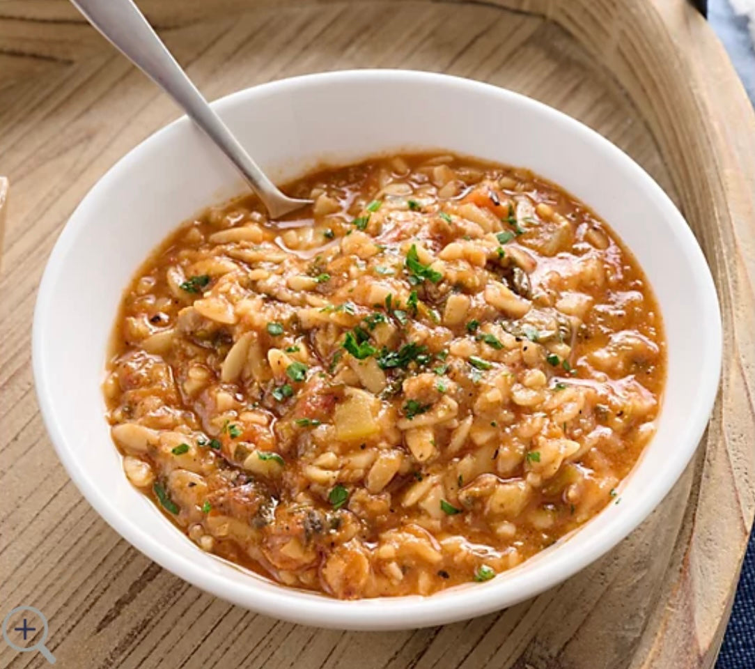 Spicy Italian Sausage & Orzo Fall Soup Combo