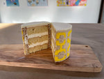 Load image into Gallery viewer, Yellow Buttercream Jaconde Cake - jane bakes inc
